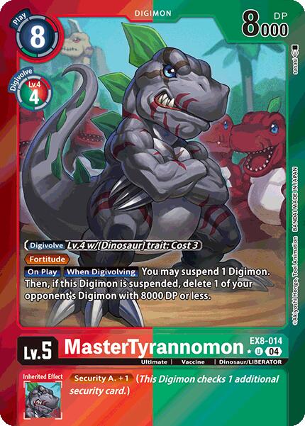 MasterTyrannomon [EX8-014] (Limited Foil) [Chain of Liberation] | Devastation Store