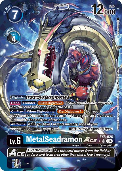 MetalSeadramon ACE [EX8-026] (Alternate Art) [Chain of Liberation] | Devastation Store