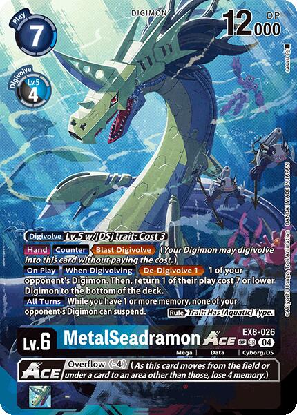 MetalSeadramon ACE [EX8-026] (Textured) [Chain of Liberation] | Devastation Store