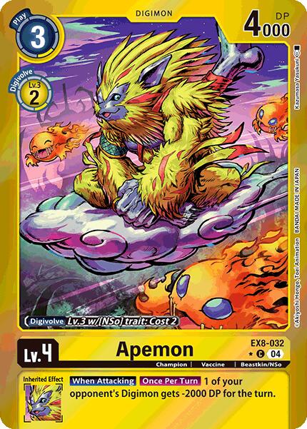 Apemon [EX8-032] (Limited Foil) [Chain of Liberation] | Devastation Store