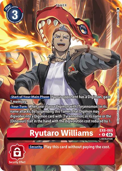 Ryutaro Williams [EX8-065] (Alternate Art) [Chain of Liberation] | Devastation Store