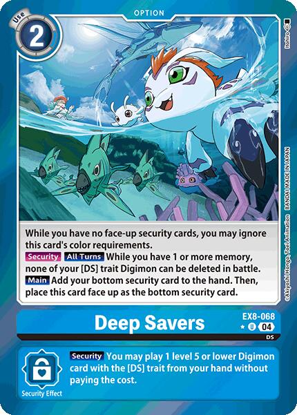 Deep Savers [EX8-068] (Limited Foil) [Chain of Liberation] | Devastation Store