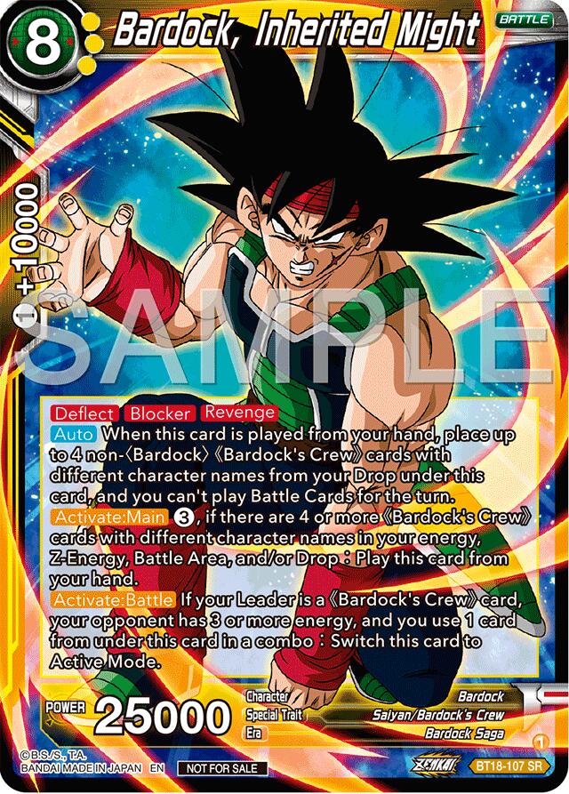Bardock, Inherited Might (Championship 2024 Finals Pack) (BT18-107) [Tournament Promotion Cards] | Devastation Store