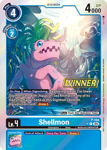 Shellmon [P-164] (Store Tournament 2025 Vo.1 Winner Pack) [Promotional Cards] | Devastation Store