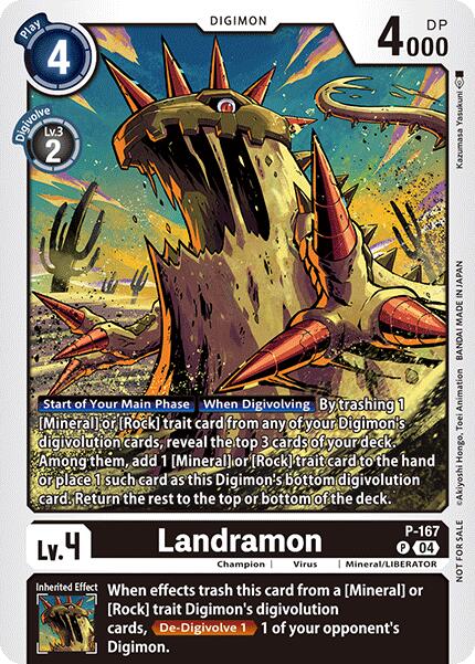 Landramon [P-167] (Store Tournament 2025 Vo.1 Participation Pack) [Promotional Cards] | Devastation Store