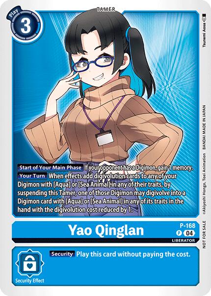 Yao Qinglan [P-168] (Store Tournament 2025 Vo.1 Participation Pack) [Promotional Cards] | Devastation Store