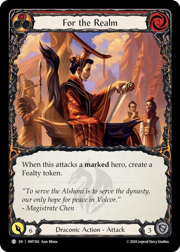 For the Realm [HNT160] (The Hunted)  Rainbow Foil | Devastation Store