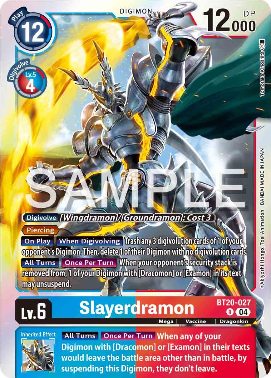 Slayerdramon [BT20-027] [Release Special Booster Ver.2.0] | Devastation Store