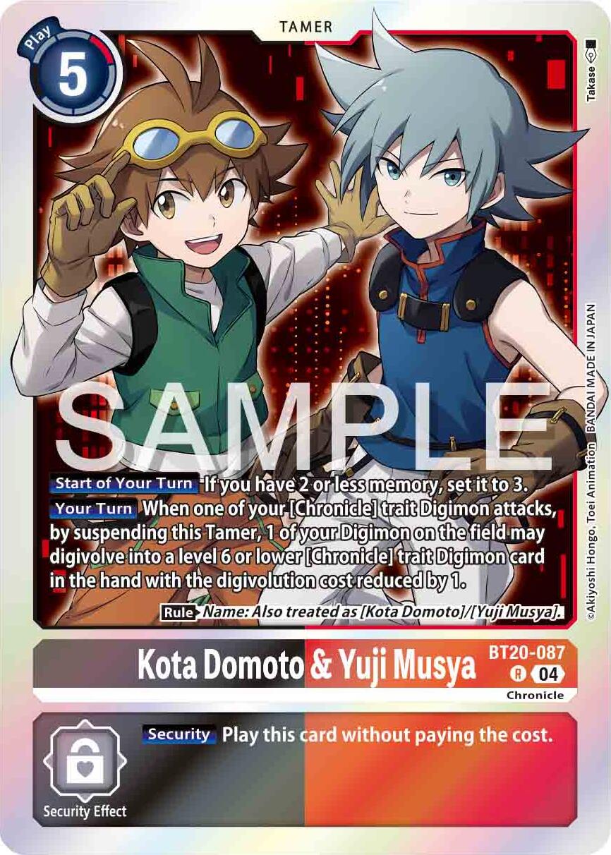 Kota Domoto & Yuji Musya [BT20-087] [Release Special Booster Ver.2.0] | Devastation Store