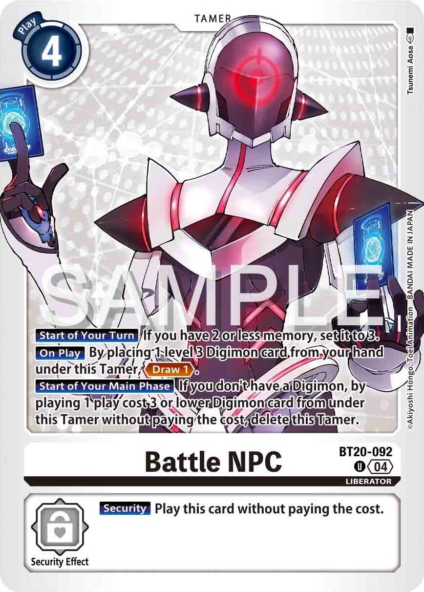Battle NPC [BT20-092] [Release Special Booster Ver.2.0] | Devastation Store