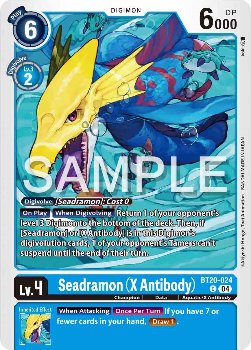Seadramon [BT20-024] (X Antibody) [Release Special Booster Ver.2.0] | Devastation Store