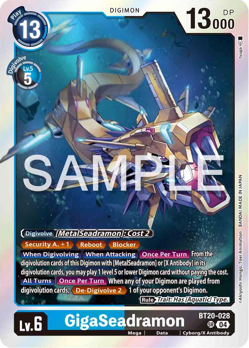 GigaSeadramon [BT20-028] [Release Special Booster Ver.2.0] | Devastation Store