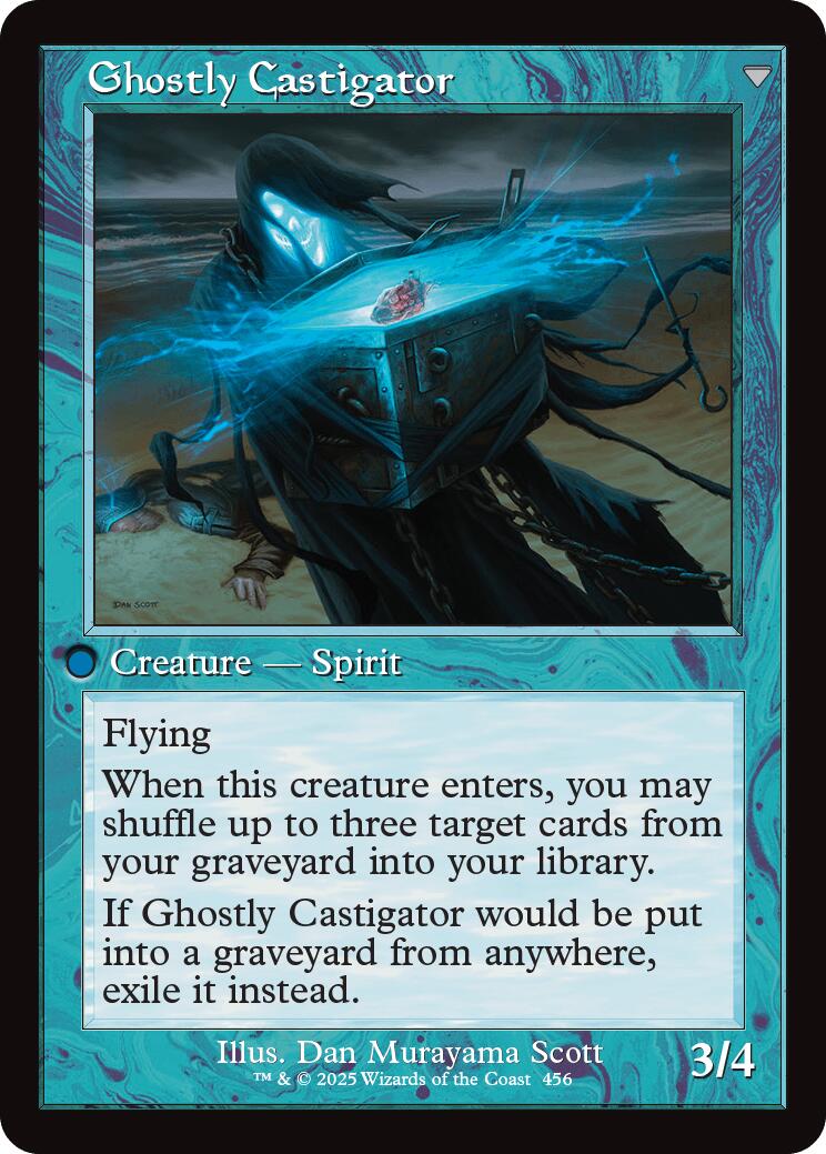 Covetous Castaway // Ghostly Castigator (Retro Frame) [Innistrad Remastered] | Devastation Store