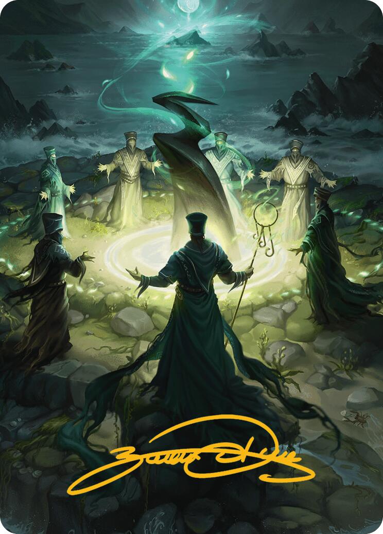 Cryptolith Rite Art Card (Gold-Stamped Signature) [Innistrad Remastered Art Series] | Devastation Store