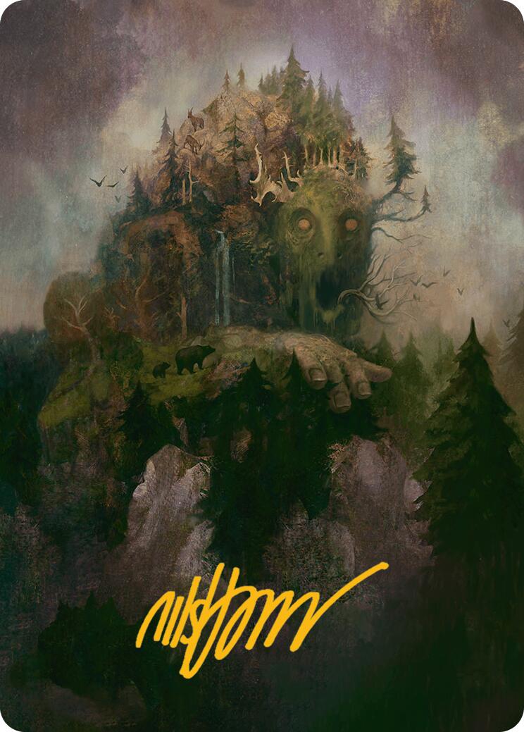 Cultivator Colossus Art Card (Gold-Stamped Signature) [Innistrad Remastered Art Series] | Devastation Store