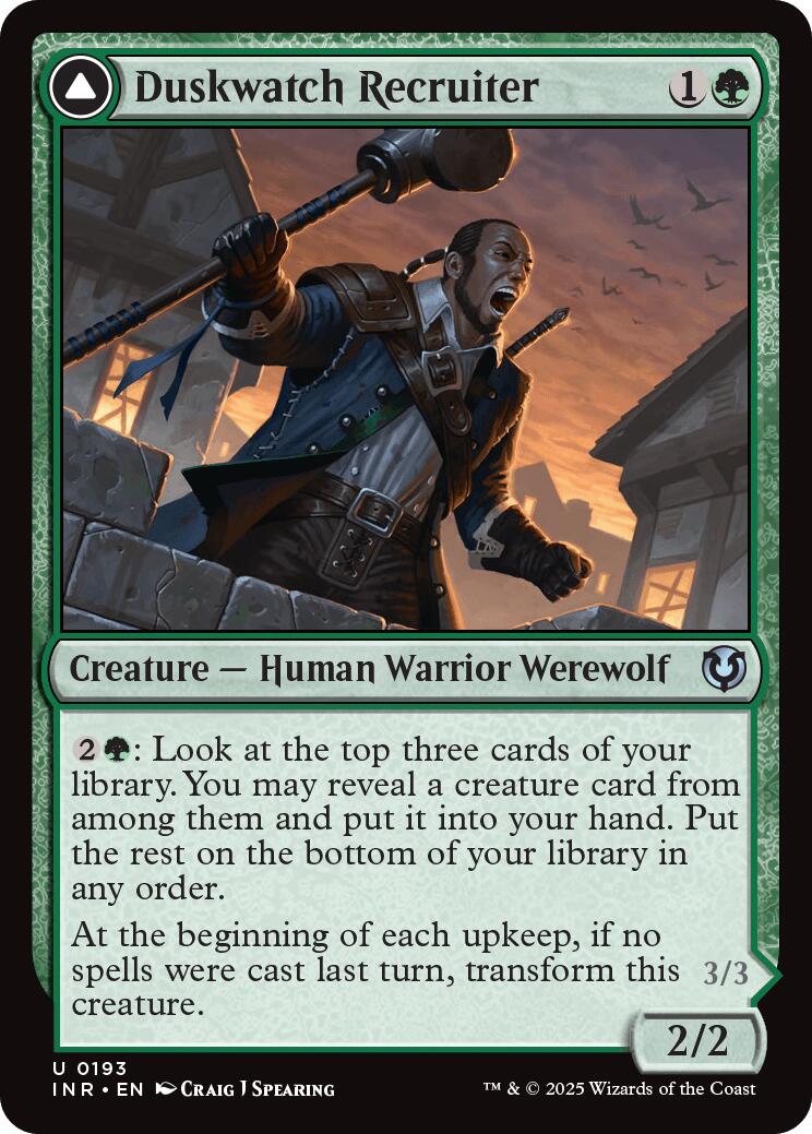 Duskwatch Recruiter // Krallenhorde Howler [Innistrad Remastered] | Devastation Store