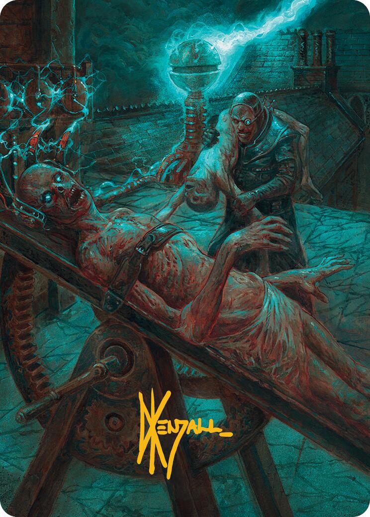 Rooftop Storm Art Card (Gold-Stamped Signature) [Innistrad Remastered Art Series] | Devastation Store