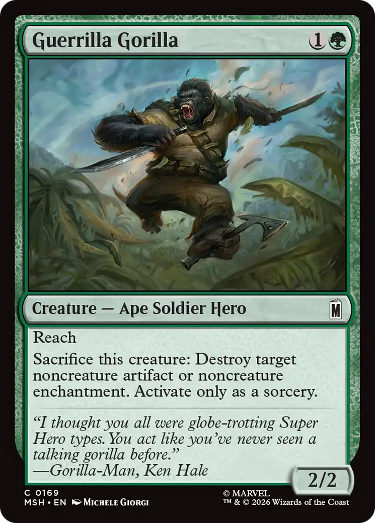 Guerrilla Gorilla [Marvel Super Heroes] | Devastation Store