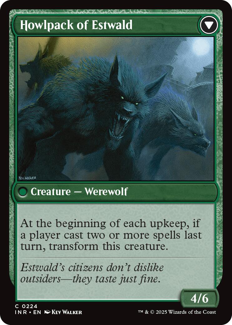 Villagers of Estwald // Howlpack of Estwald [Innistrad Remastered] | Devastation Store