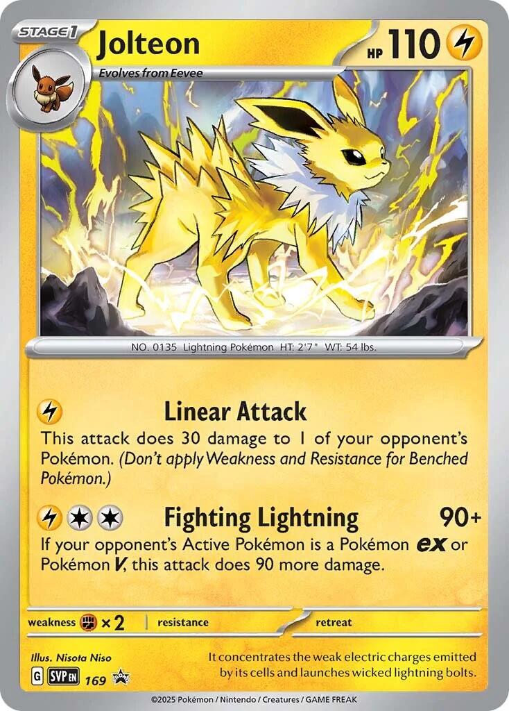 Jolteon (SVP169) [Scarlet & Violet: Black Star Promos] | Devastation Store