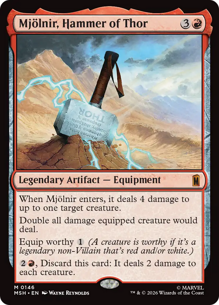 Mjolnir, Hammer of Thor [Marvel Super Heroes] | Devastation Store