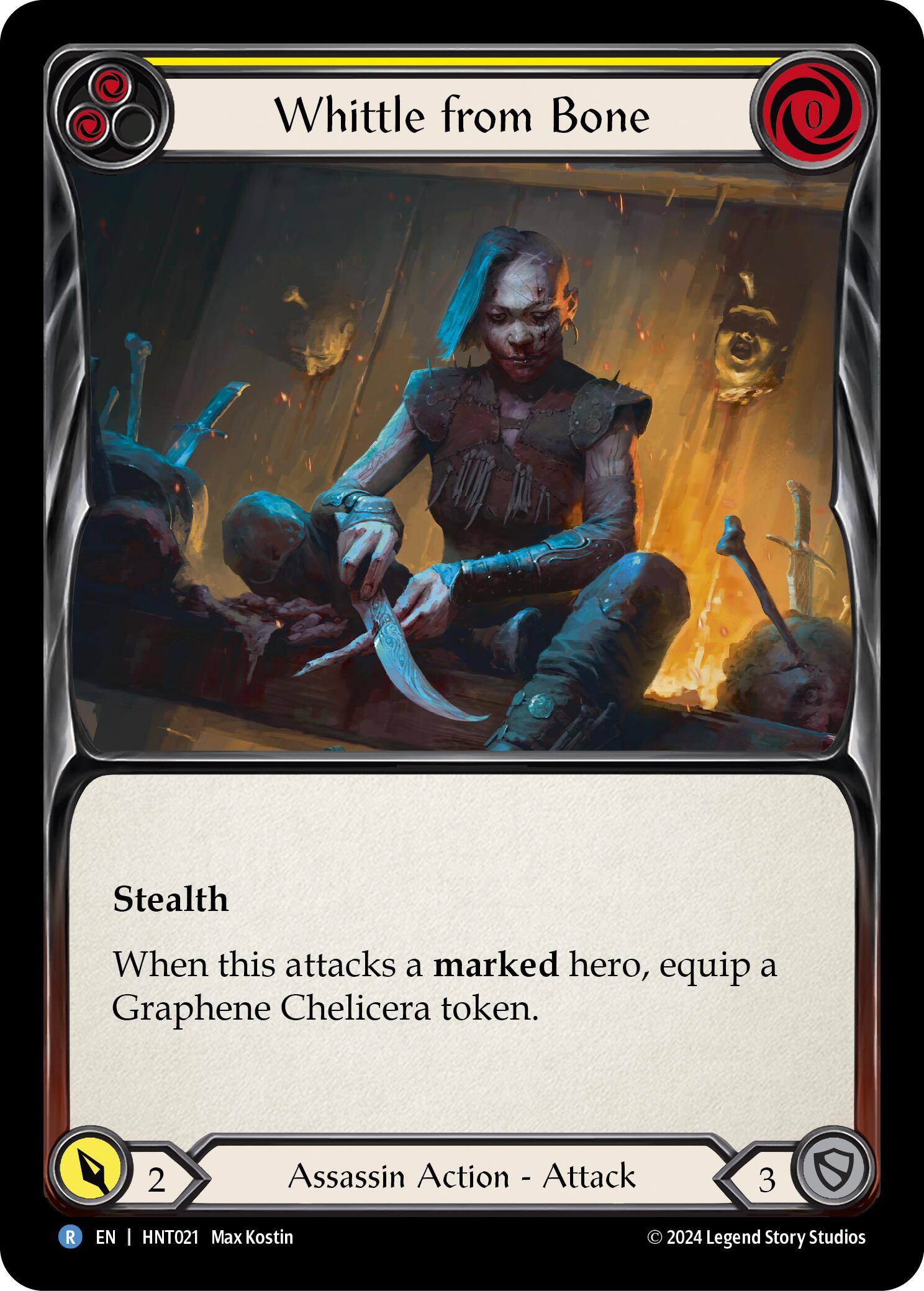 Whittle from Bone (Yellow) [HNT021] (The Hunted) | Devastation Store