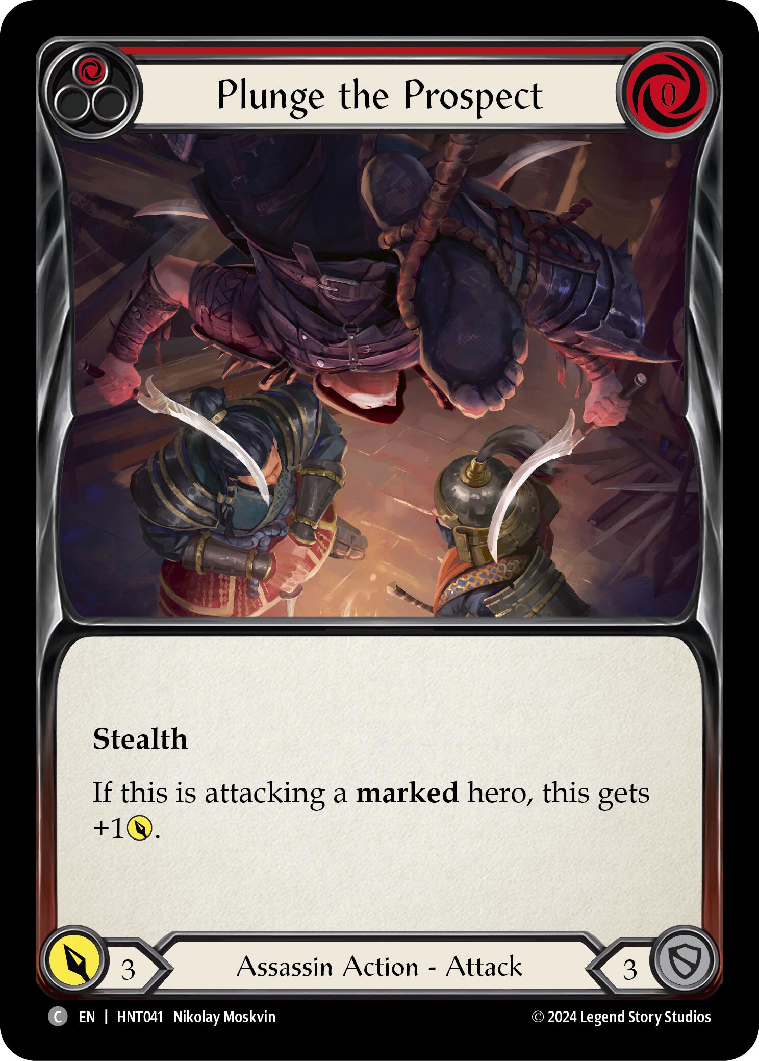 Plunge the Prospect (Red) [HNT041] (The Hunted) | Devastation Store