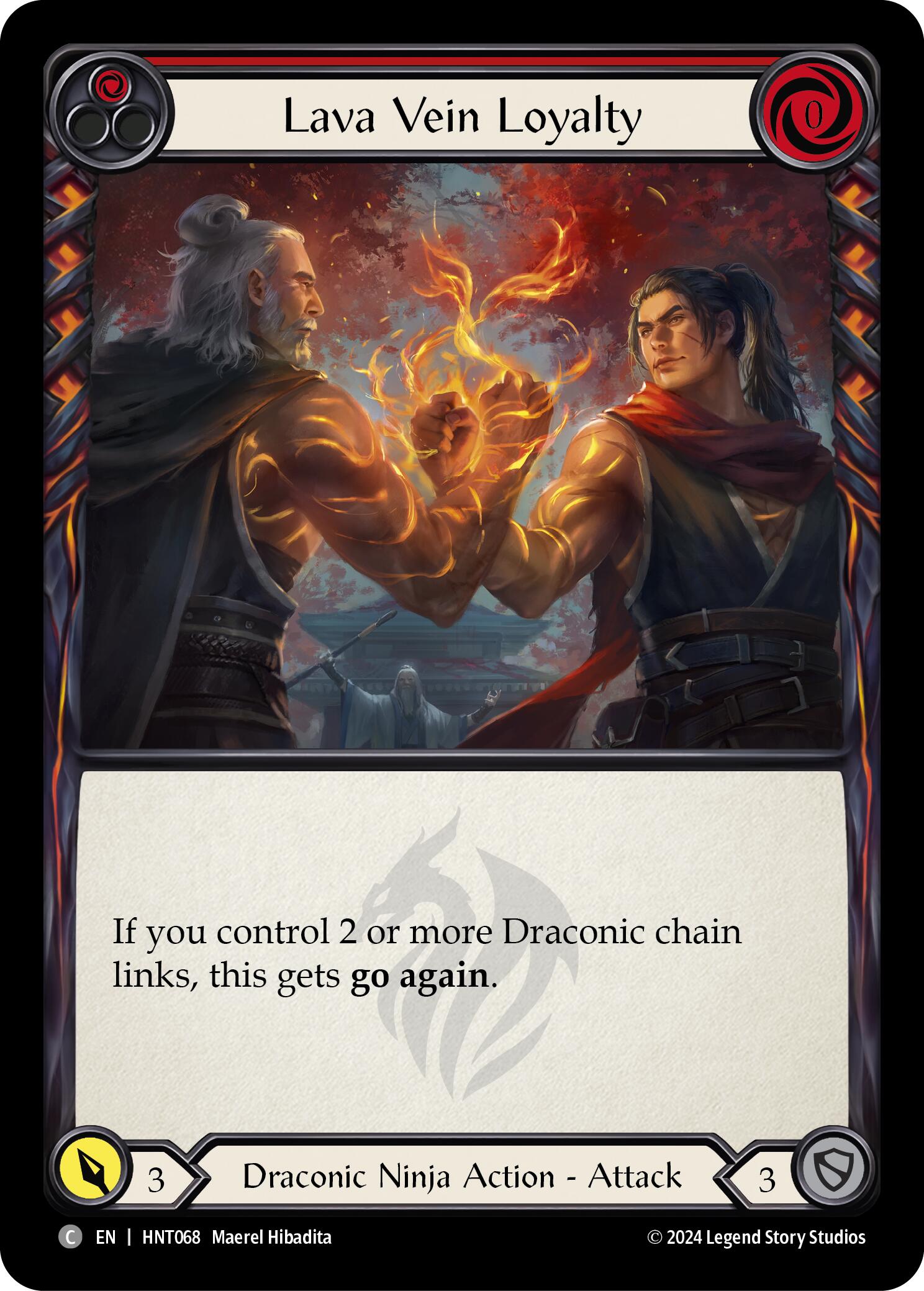 Lava Vein Loyalty (Red) [HNT068] (The Hunted) | Devastation Store