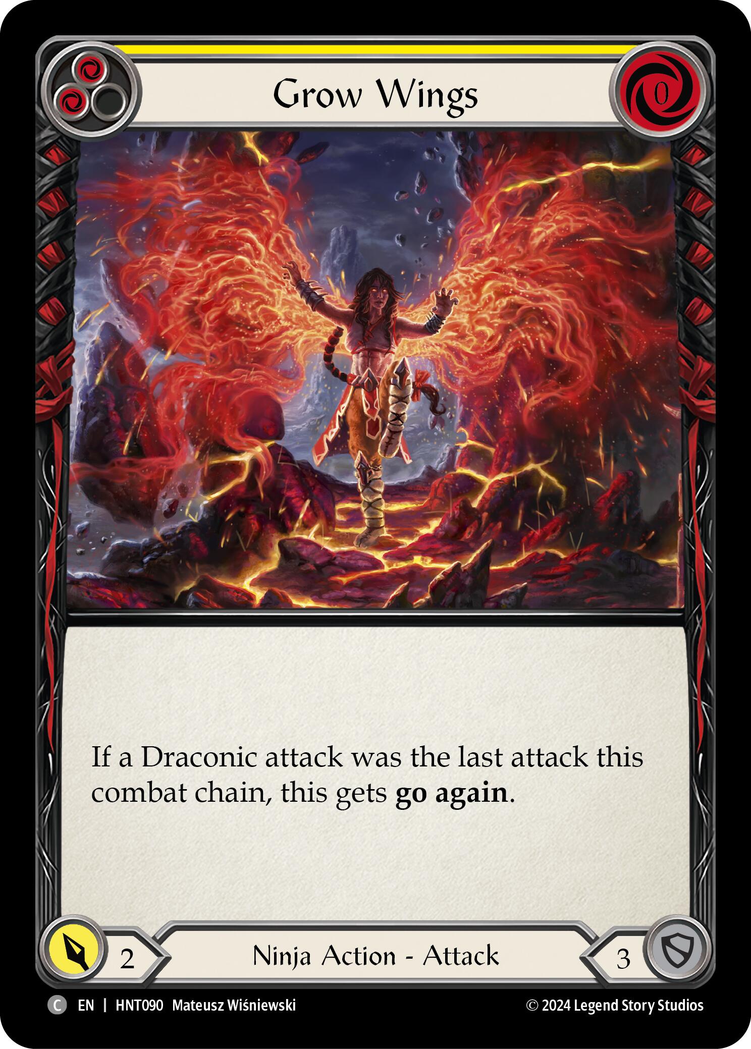 Grow Wings (Yellow) [HNT090] (The Hunted) | Devastation Store