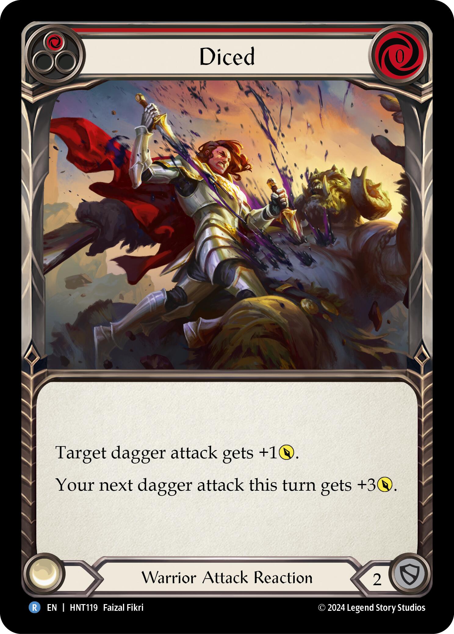 Diced (Red) [HNT119] (The Hunted) | Devastation Store