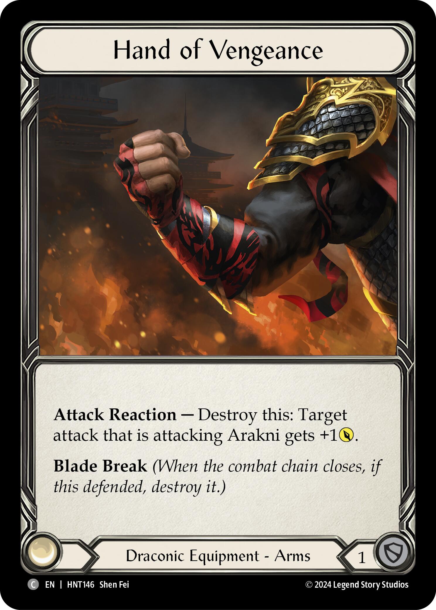 Hand of Vengeance [HNT146] (The Hunted)  Cold Foil | Devastation Store