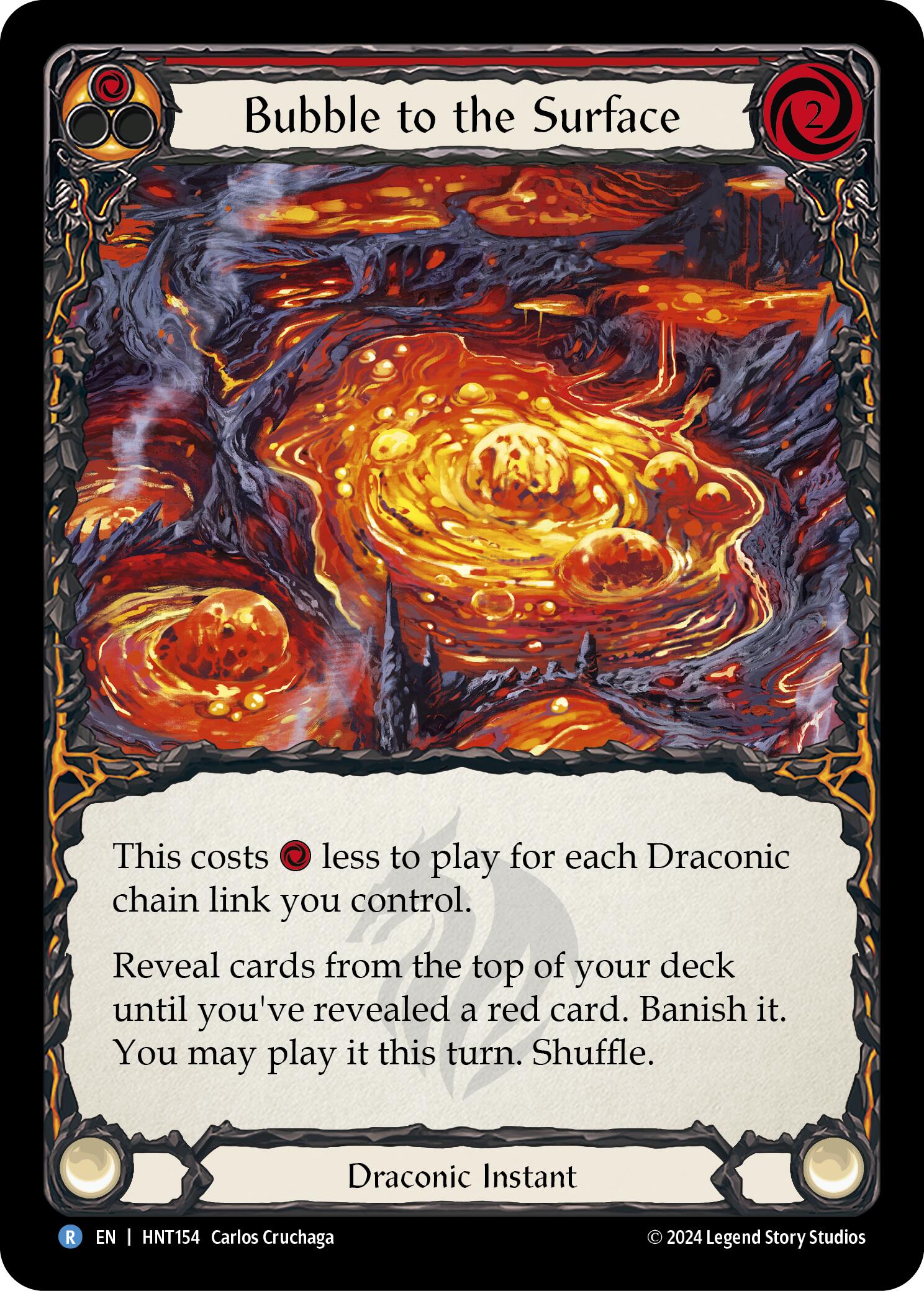 Bubble to the Surface (Red) [HNT154] (The Hunted) | Devastation Store