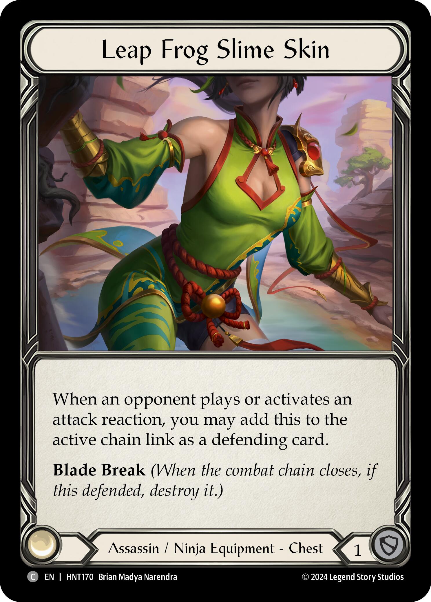 Leap Frog Slime Skin [HNT170] (The Hunted)  Cold Foil | Devastation Store