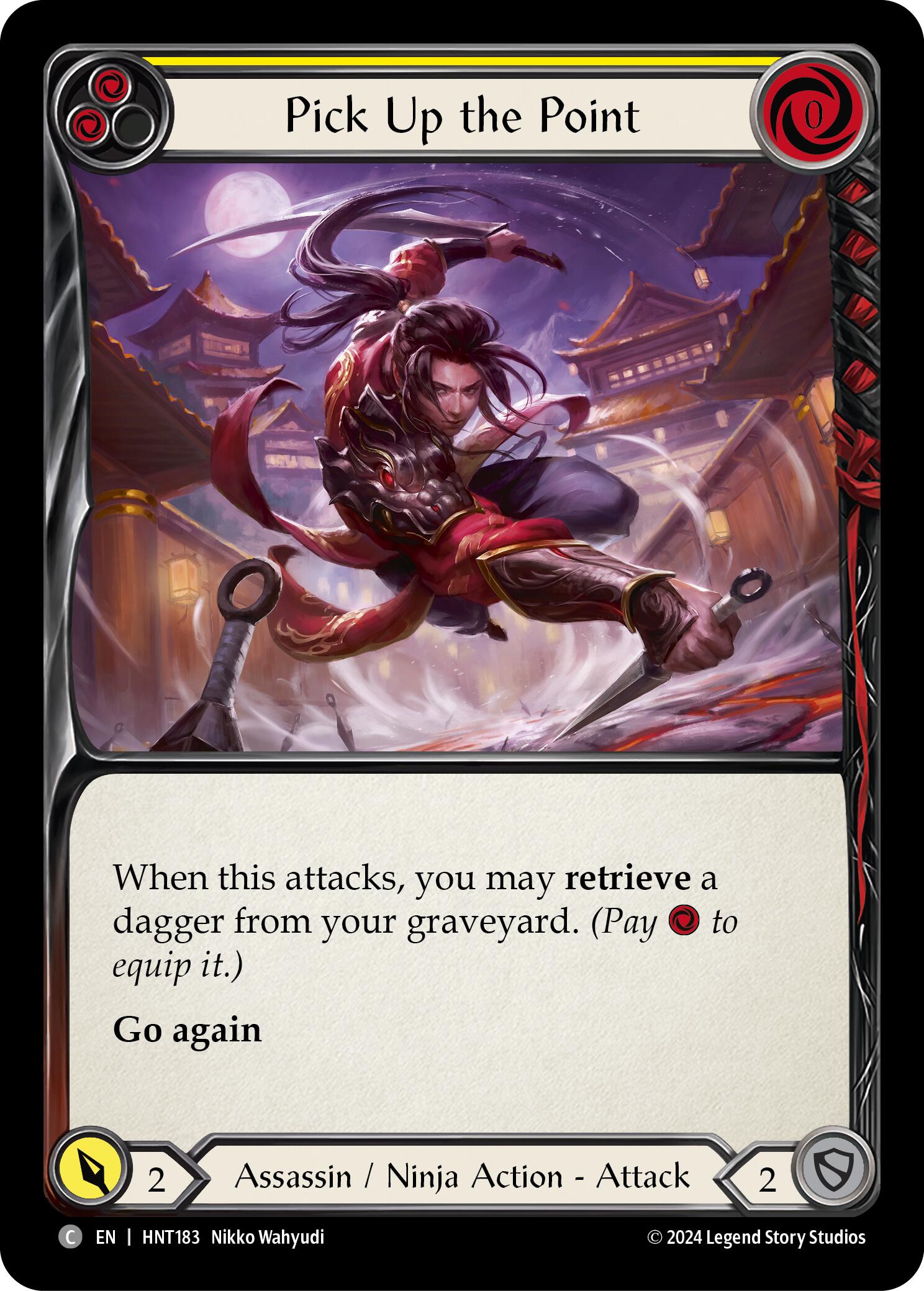 Pick Up the Point (Yellow) [HNT183] (The Hunted)  Rainbow Foil | Devastation Store