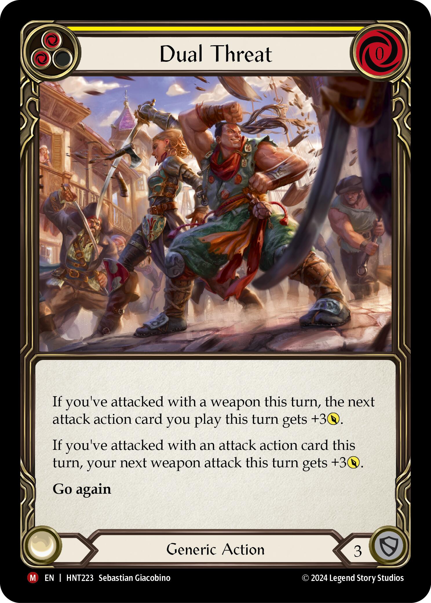 Dual Threat [HNT223] (The Hunted)  Rainbow Foil | Devastation Store
