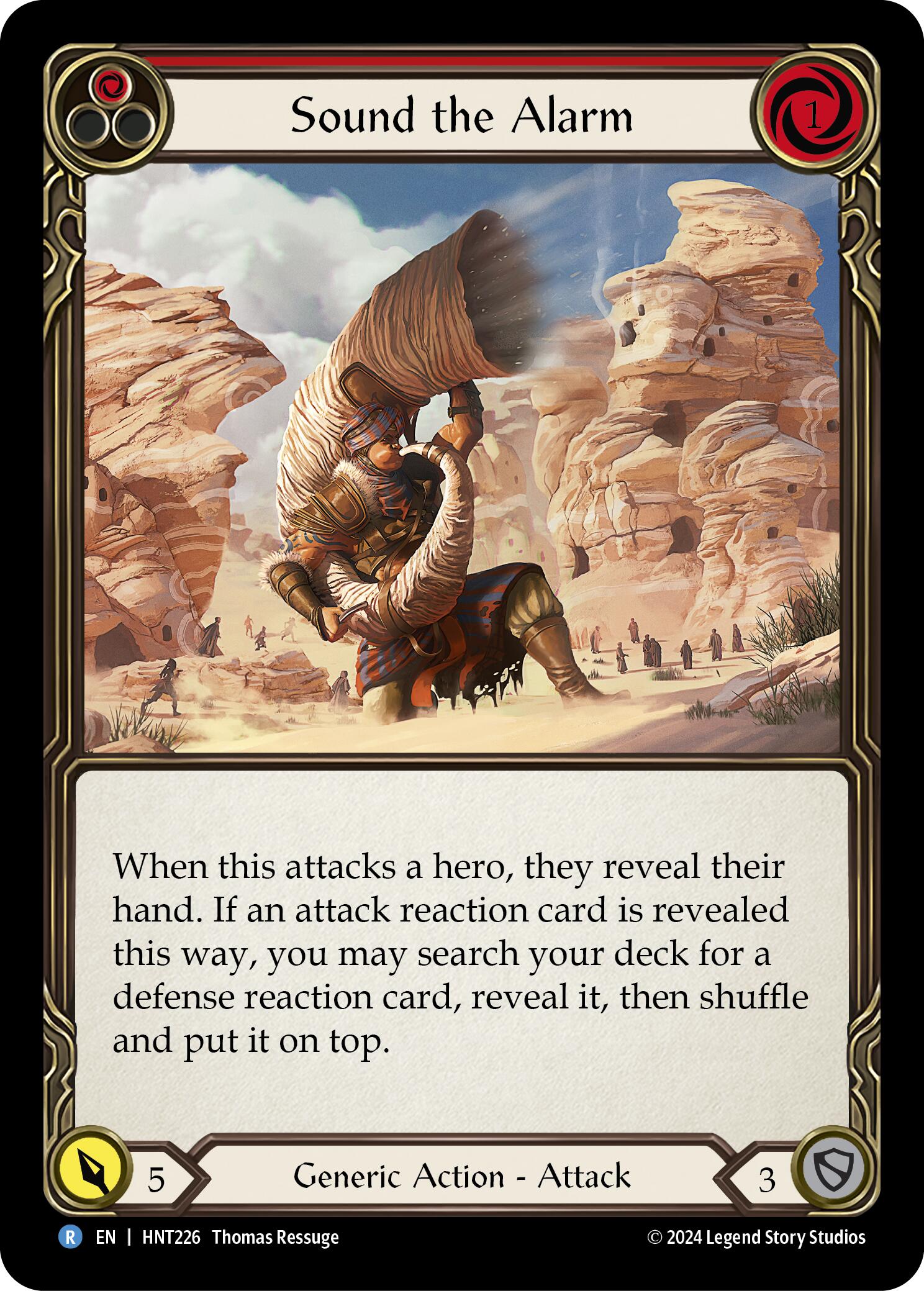 Sound the Alarm (Red) [HNT226] (The Hunted) | Devastation Store