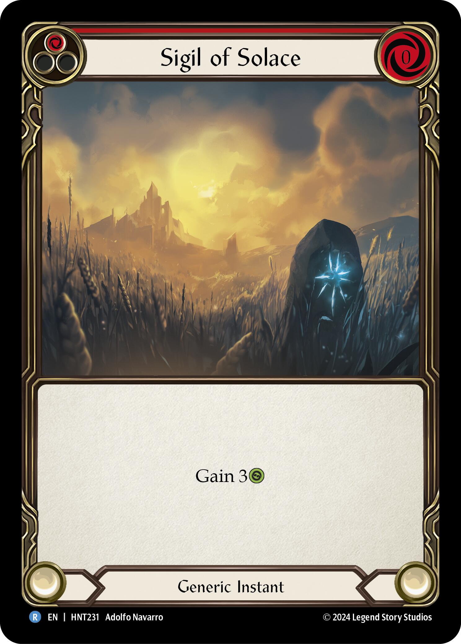 Sigil of Solace (Red) [HNT231] (The Hunted) | Devastation Store