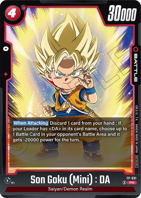 Son Goku (Mini) : DA [Fusion World Promotion Cards] | Devastation Store