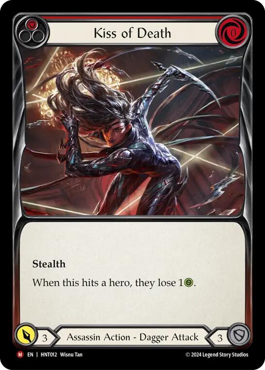 Kiss of Death [HNT012] (The Hunted)  Rainbow Foil | Devastation Store