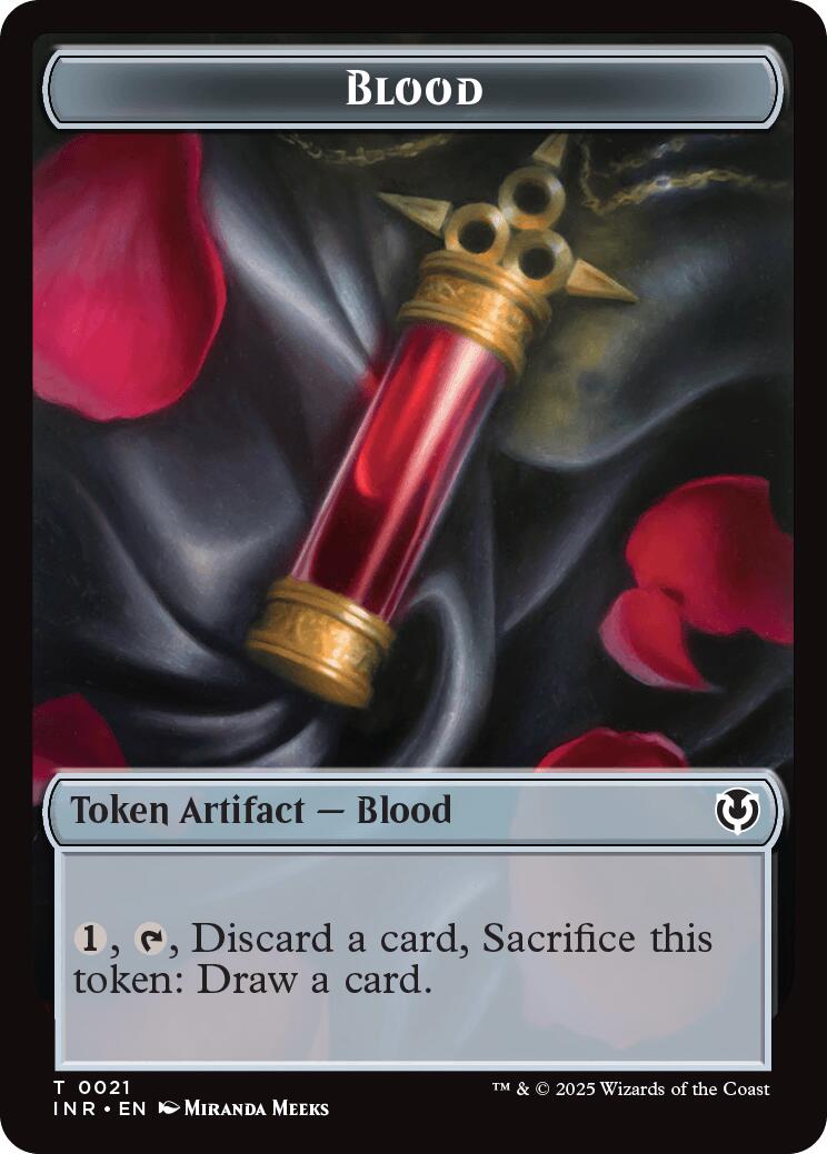 Blood // Vampire (0007) Double-Sided Token [Innistrad Remastered Tokens] | Devastation Store