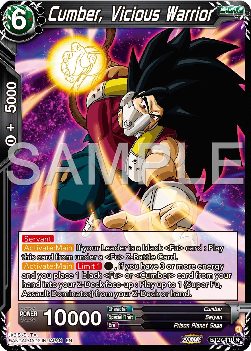 Cumber, Vicious Warrior (BT27-110) [History of Z] | Devastation Store