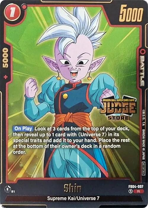 Shin (Judge Pack 03 - Store Judge) [Fusion World Tournament Cards] | Devastation Store