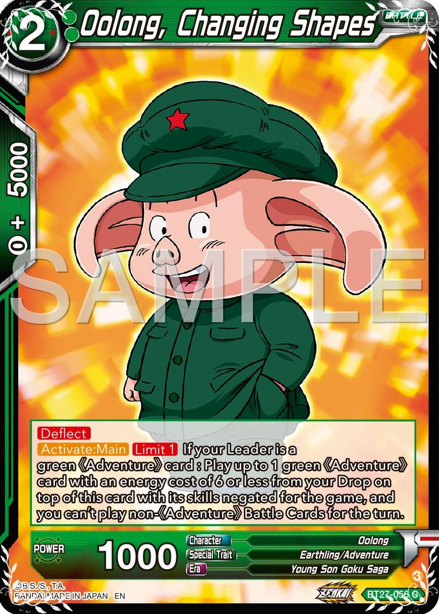 Oolong, Changing Shapes (BT27-056) [History of Z] | Devastation Store