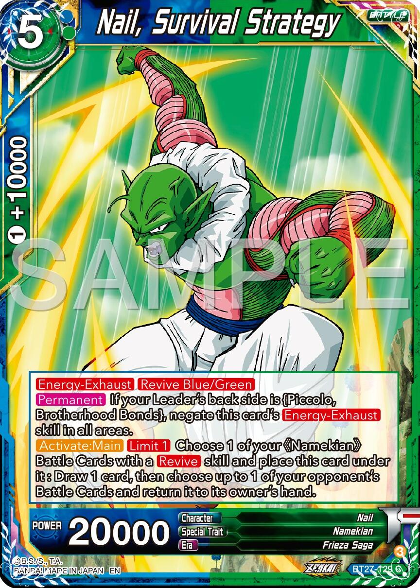 Nail, Survival Strategy (BT27-129) [History of Z] | Devastation Store