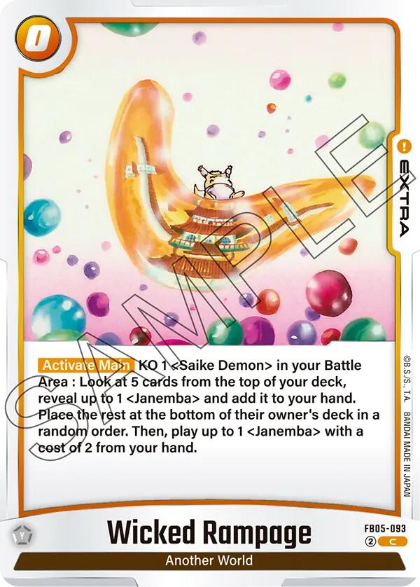 Wicked Rampage [New Adventure] | Devastation Store