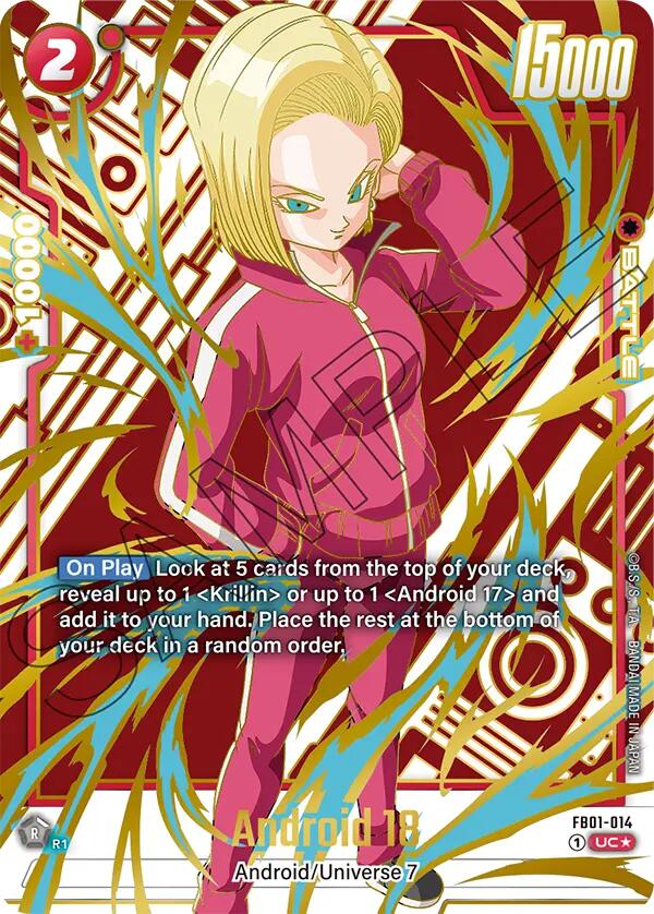 Android 18 (FB01-014) (Alternate Art) [Awakened Pulse] | Devastation Store