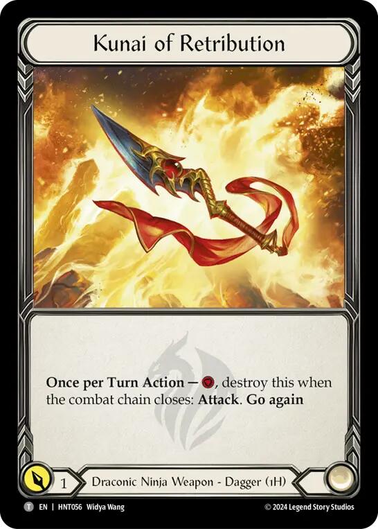 Obsidian Fire Vein // Kunai of Retribution [HNT100//HNT056] (The Hunted) | Devastation Store