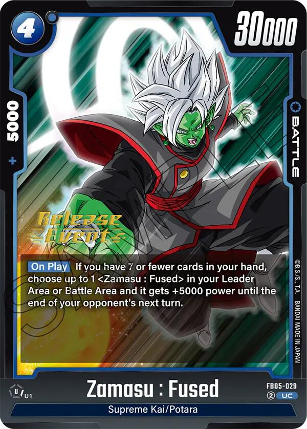 Zamasu : Fused [New Adventure Release Event Cards] | Devastation Store