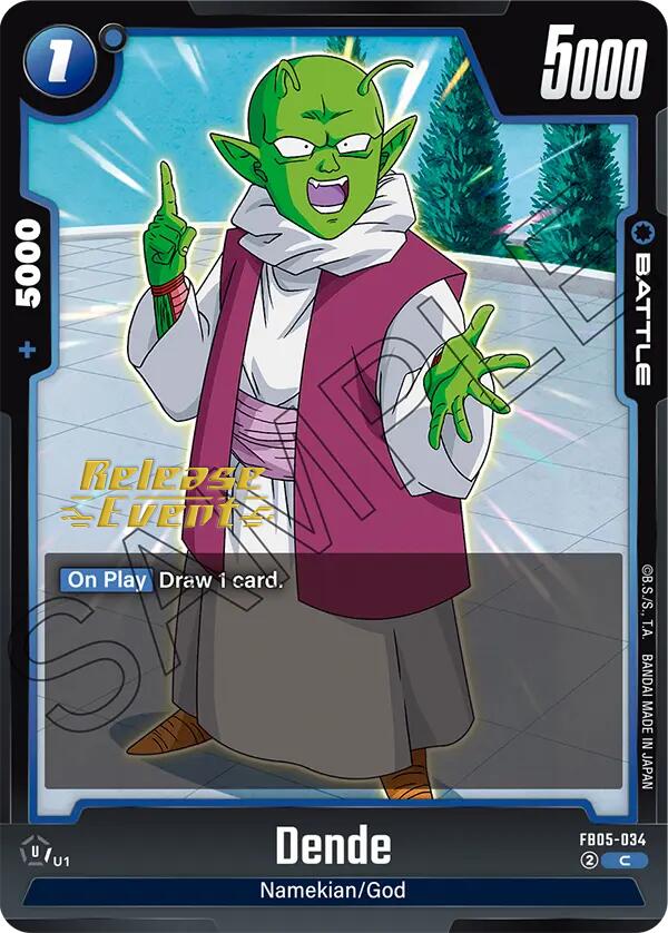 Dende (FB05-034) [New Adventure Release Event Cards] | Devastation Store