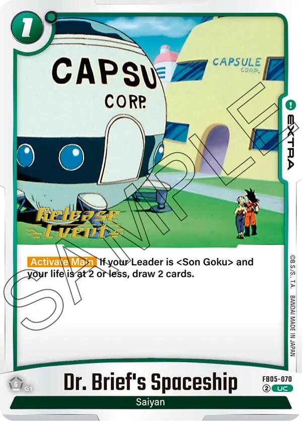 Dr. Brief's Spaceship [New Adventure Release Event Cards] | Devastation Store